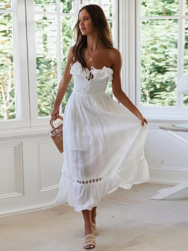 Special Offer – Act Fast!KittenAlarm - Solid Off Shoulder Dress