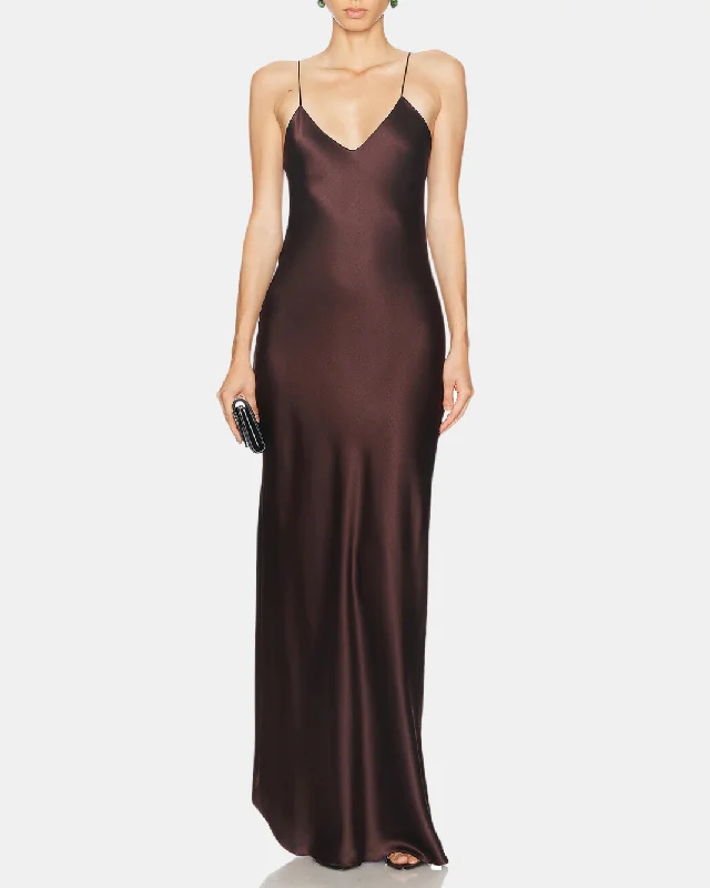 Get Ready to Save!CAMI GOWN IN OXBLOOD