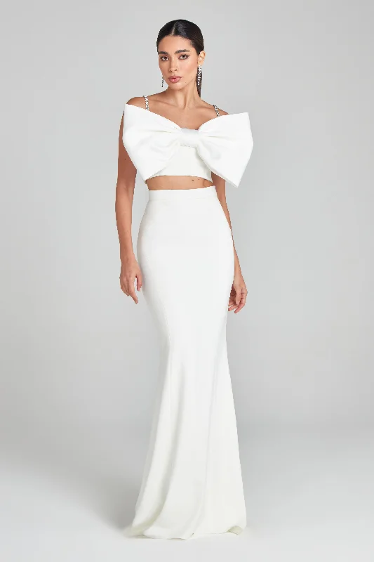 Enjoy Huge Discounts Now!Carolina White Maxi Skirt