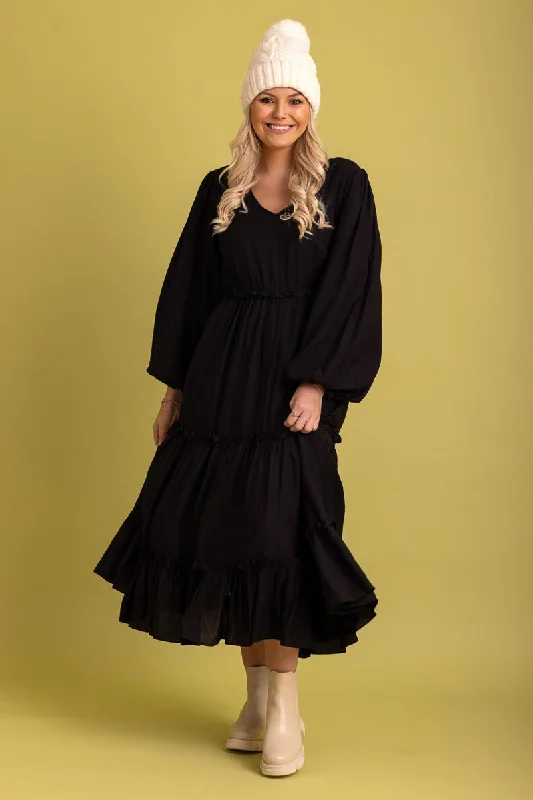 Save Money, Shop Happy!Christine Maxi Dress Black