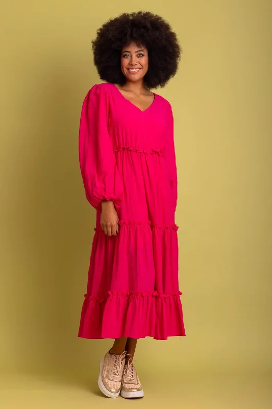 Today’s Deals, Tomorrow’s Regrets!Christine Maxi Dress Hot Pink
