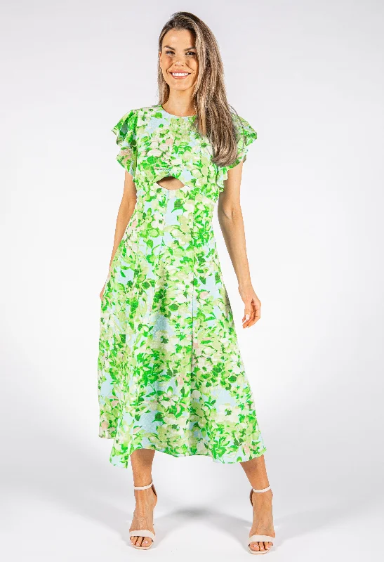 Price Drops You’ll Love!Cut Out Detail Floral Dress