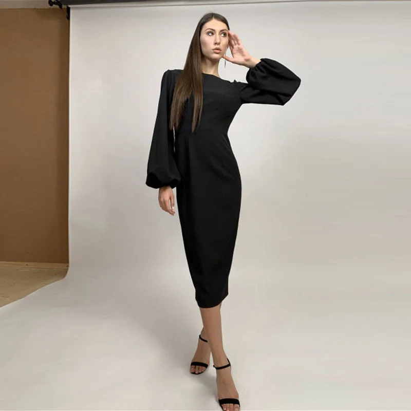 Hot Deals You Can’t Resist!Diana Slit O-Neck Backless Midi Dress