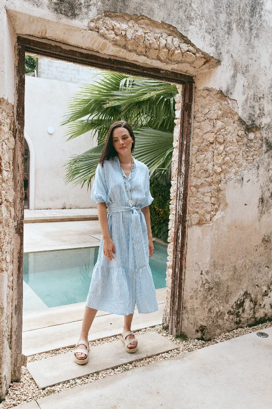 Your Favorite Sale is Back!Eb & Ive - Sojourn Stripe Dress - Coast
