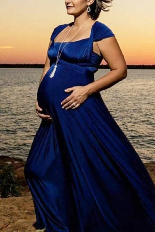 Your Dream Deal is Here!Fashion Casual A-line Maternity Dress Bridesmaid Gown
