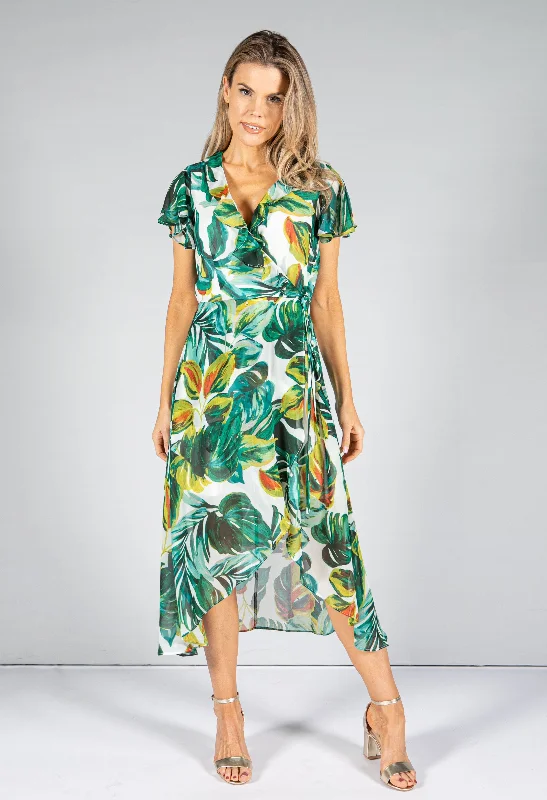 Shop Now and Save!Floral Wrap Dress