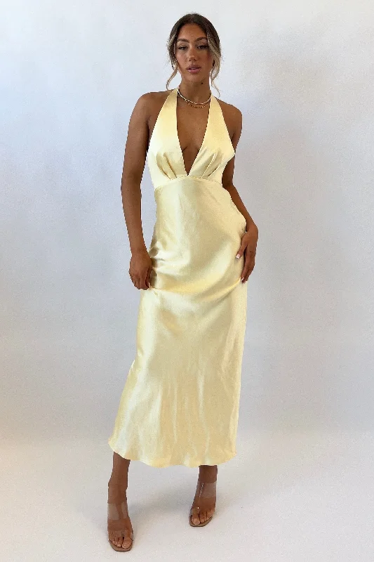 New Discounts Just Dropped!Jessalyn Maxi Dress - Yellow