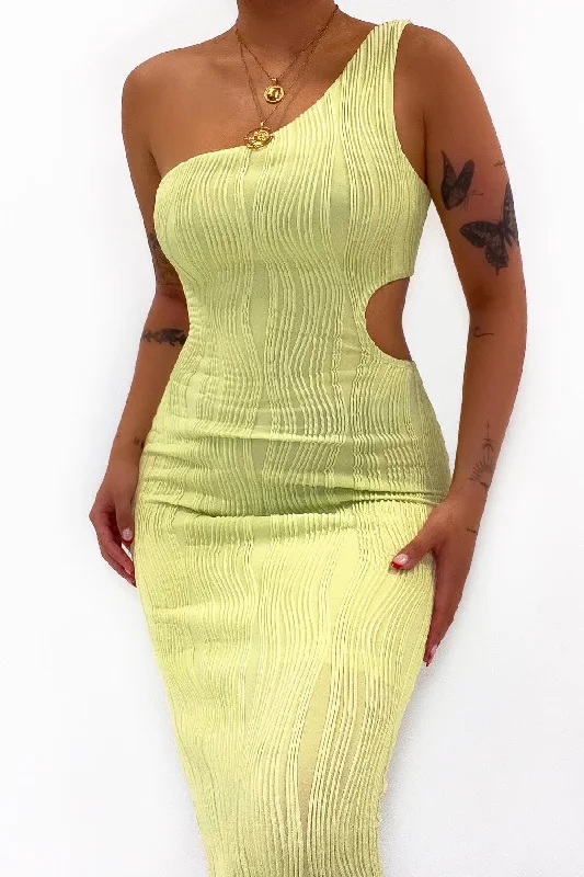 Only a Few Left – Order Now!Klara Midi Dress - Lime