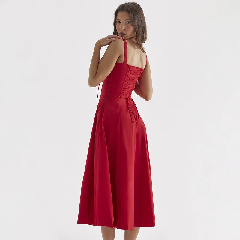 Grab Yours Before It’s Too Late!Laura Floral Print Sexy Midi Dress