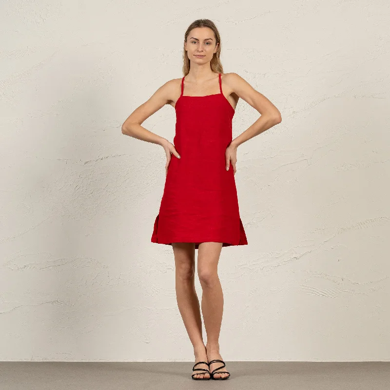 Upgrade for Less!Cross Back Mini Dress Elora
