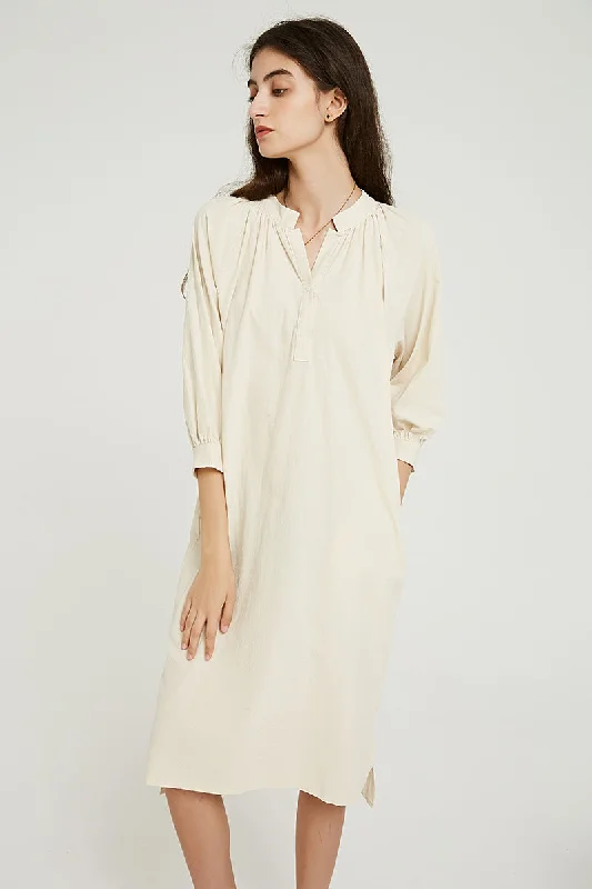 Sale Alert – Get Ready to Shop!Phyllis Stand Collar Long Dress
