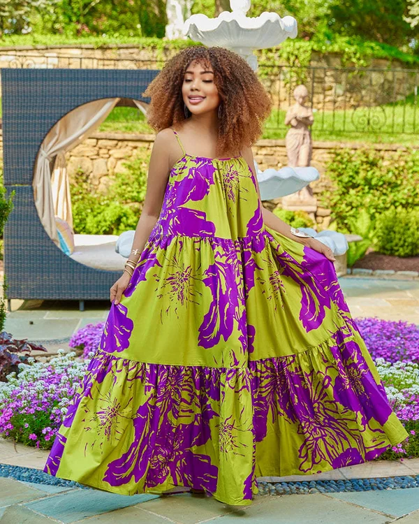 Special Discounts Inside!Floral Tiered Dress