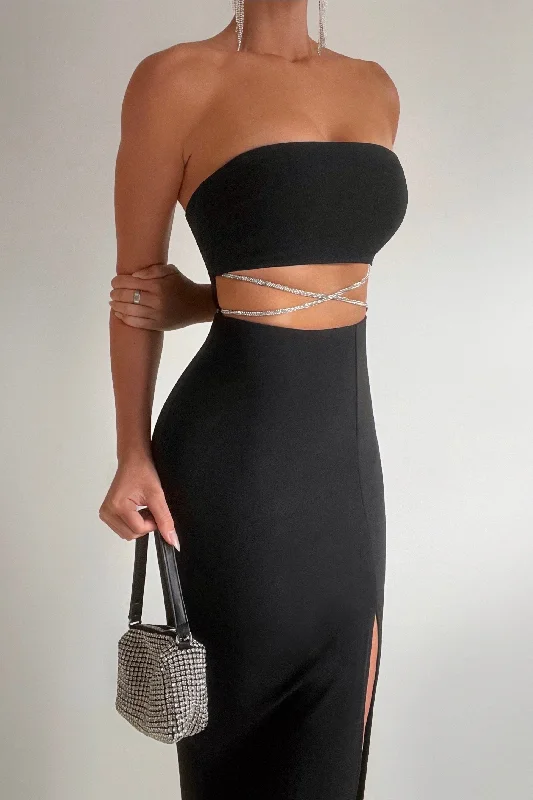 Limited Deals, Unlimited Savings!Reign Midi Dress - Black