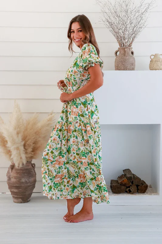 Limited Edition, Limited Price!Rosalie Maxi Dress Floral