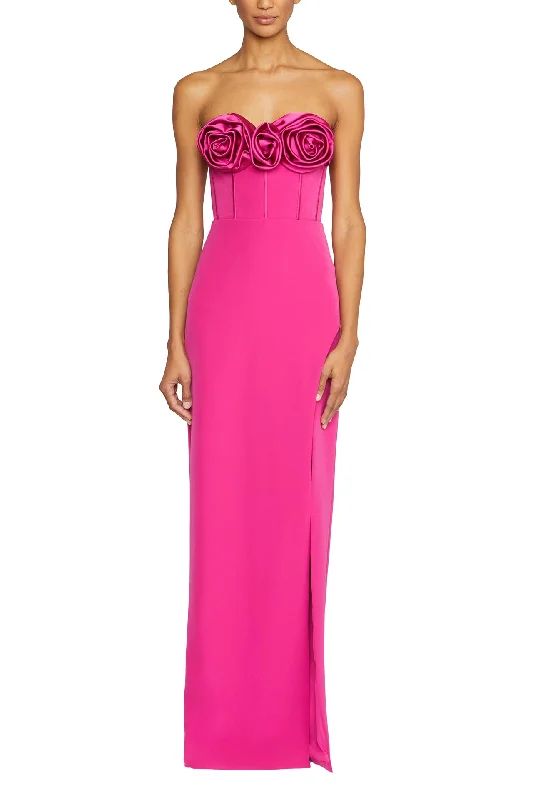 Time to Snag a Bargain!Strapless Crepe Column Gown