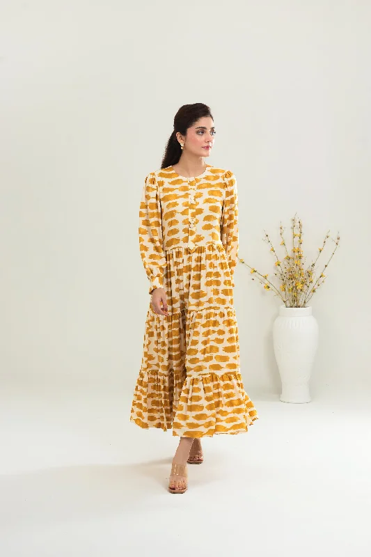 Limited Edition, Limited Price!Sunny Strokes Long Dress
