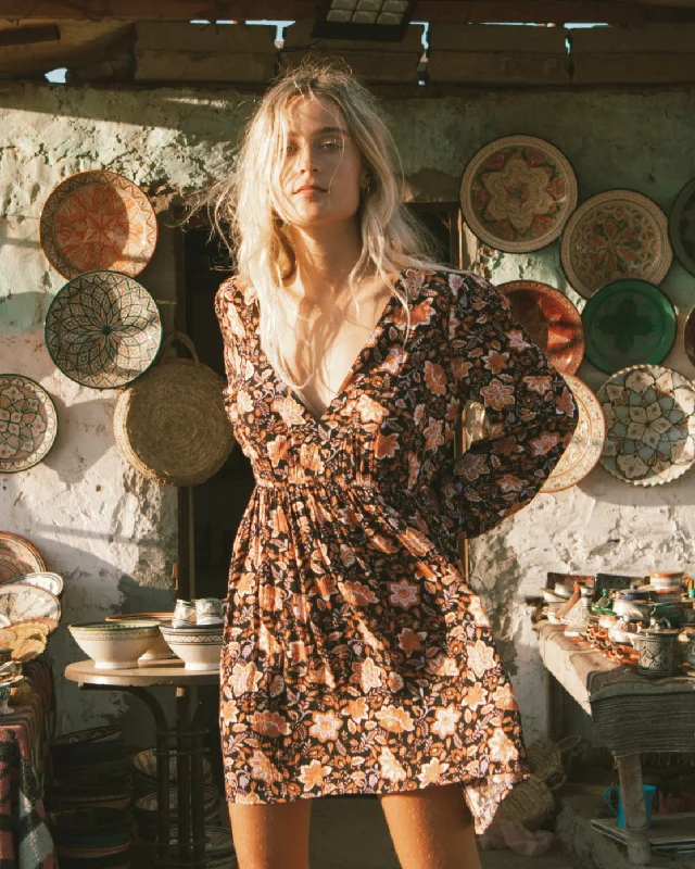 Crazy Discounts Inside!Sweetest Dream Mini Dress - Black Pebble