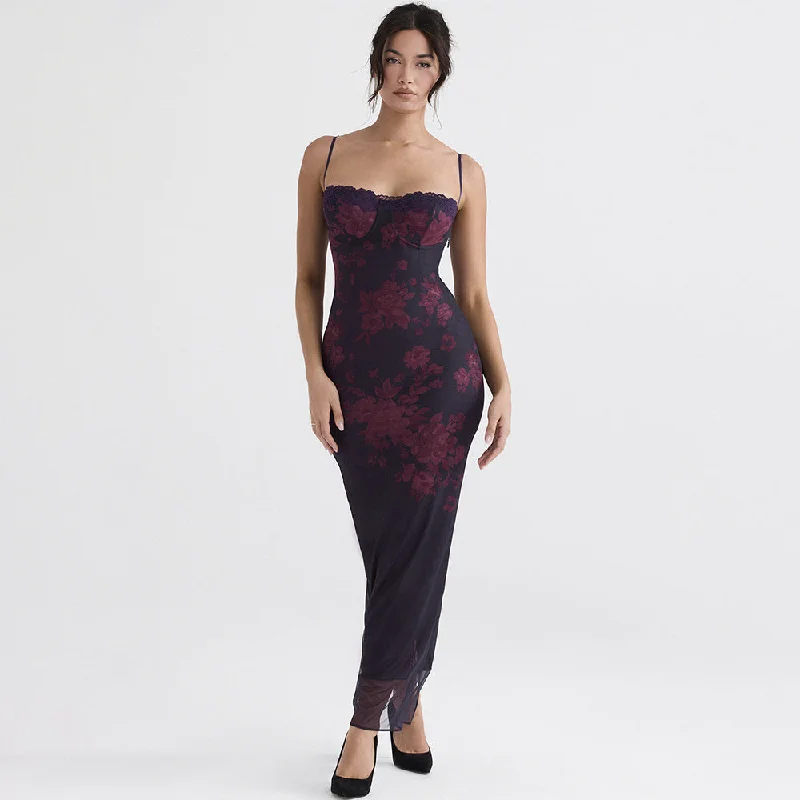 Shop Today, Save Tomorrow!Victoria Print Long Dress