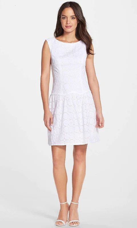 Don’t Wait – Deals Won’t Last!Adrianna Papell - 12244340 Lace Bateau Neck A-Line Dress