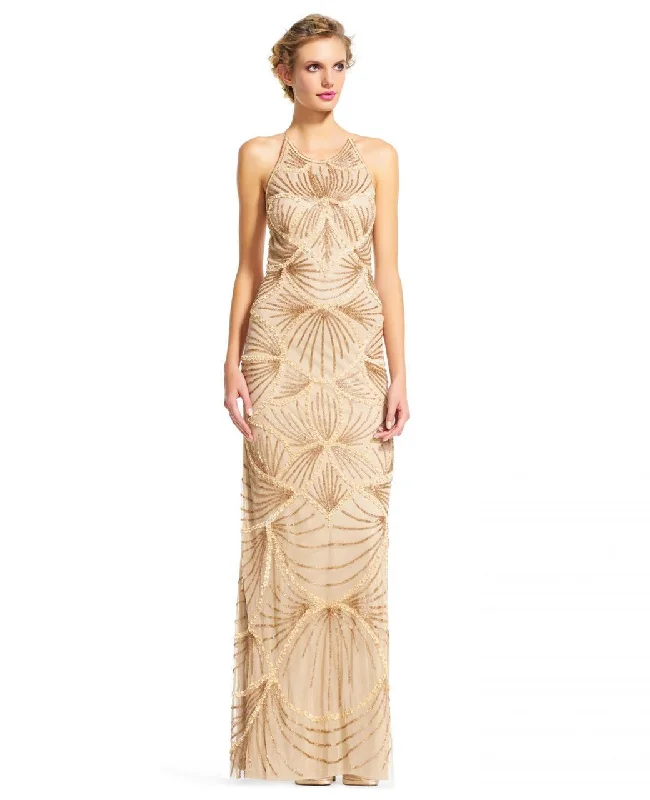 Your Best Deals Are Here!Adrianna Papell - Halter Long Dress AP1E200177