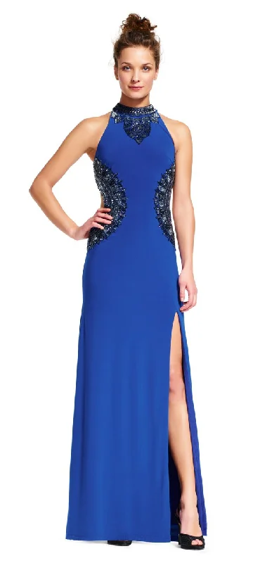 Save Like Never Before!Adrianna Papell - Halter Neck Sheath Dress AP1E200688