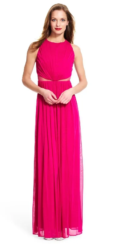 The Best Sale of the Year!Adrianna Papell - Ruched Jewel Neck Dress 191926970