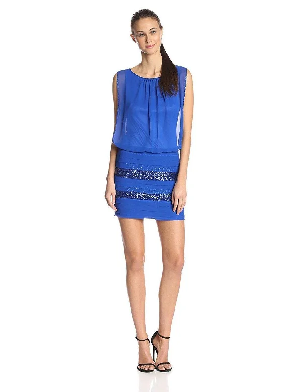 Your Dream Deal is Here!Aidan Mattox - Sequined Bateau Neck Sheath Dress 151A93310