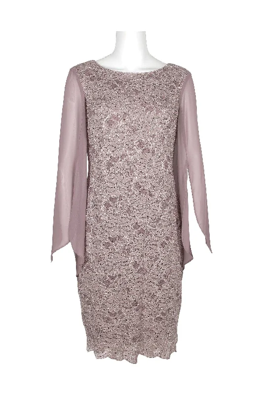 Lowest Prices Guaranteed!Connected Apparel Long Sleeve Lace Short Dress