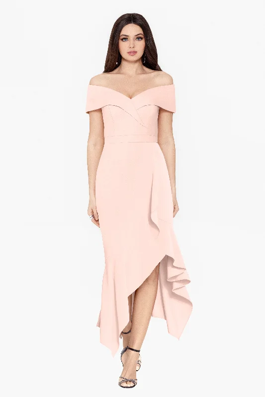 Find Your Perfect Deal Today!"Eileen" Off the Shoulder Fit and Flare Dress