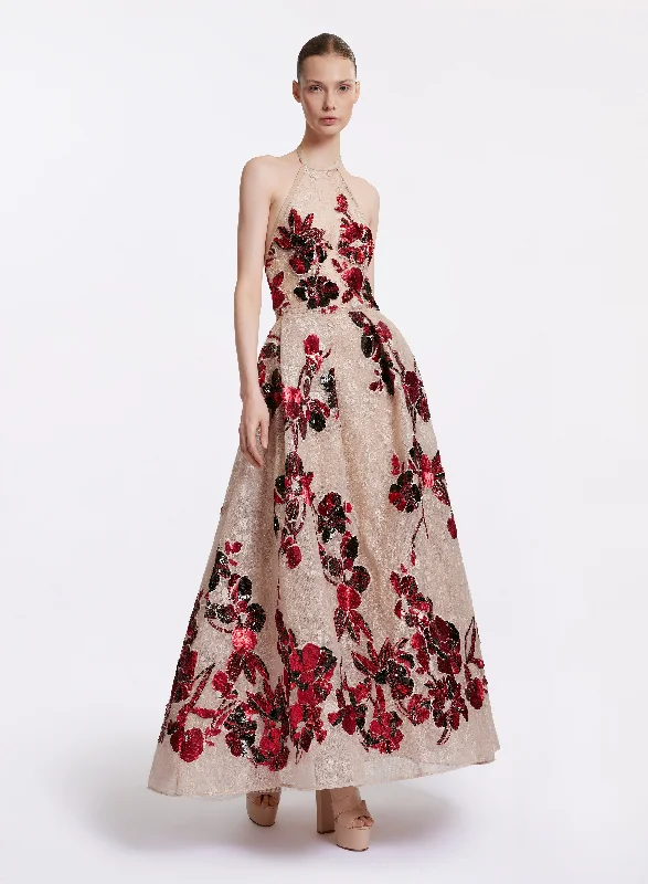 Shop Today, Save Tomorrow!Flower Embellished Lace Dress