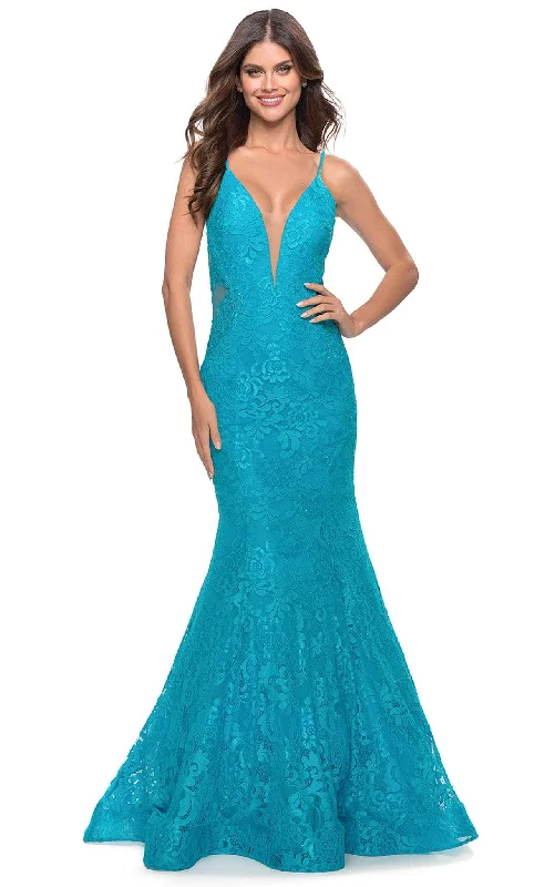 Shop the Hottest Deals!La Femme 31512 - Beaded Lace Classic Prom Dress