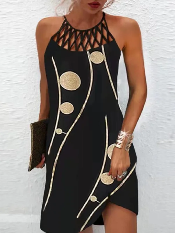 Only a Few Left – Order Now!Grecian mini dress in chic print