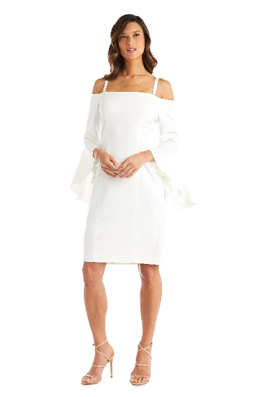 Your Chance to Save is Now!R&M Richards 226 Short Cocktail Off Shoulder Dress Sale