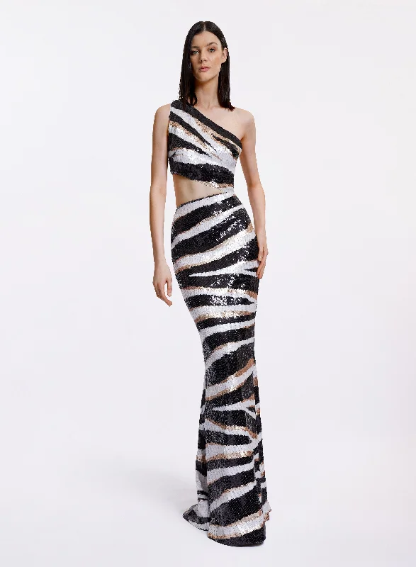 Limited Edition, Limited Price!Asymmetric Sequin Dress