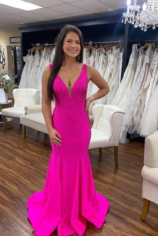 Act Fast – Limited Time Savings!Sparkly Mermaid Long Prom Dresses,Graduation School Party Dress     cg22720
