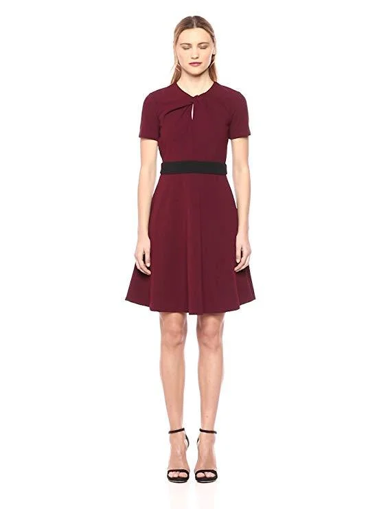 Shop Today, Save Tomorrow!Taylor - 9942M Jewel Short Sleeves A-Line Cocktail Dress