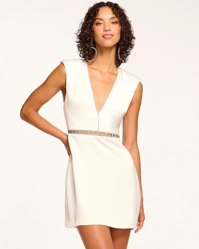 Save More When You Shop More!Teigan Embellished V-Neck Mini Dress