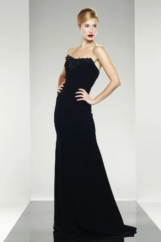 Mega Sale Happening Now!Theia - Strapless Straight Across Neck Dress 880918