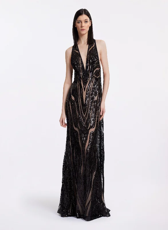 Buy One, Get One Free!Obsidian Embroidered Dress