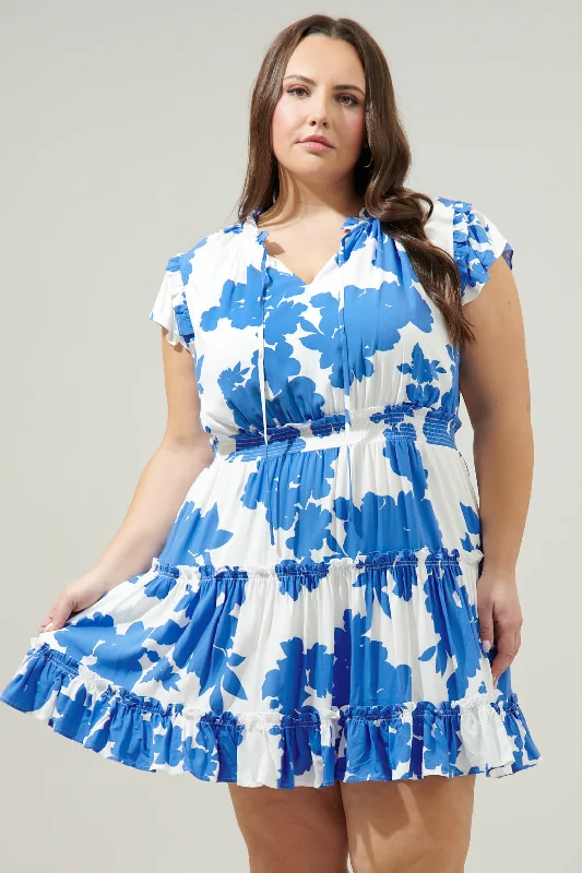 Get More for Less!Don't Be Shy Toledo Tiered Mini Dress Curve