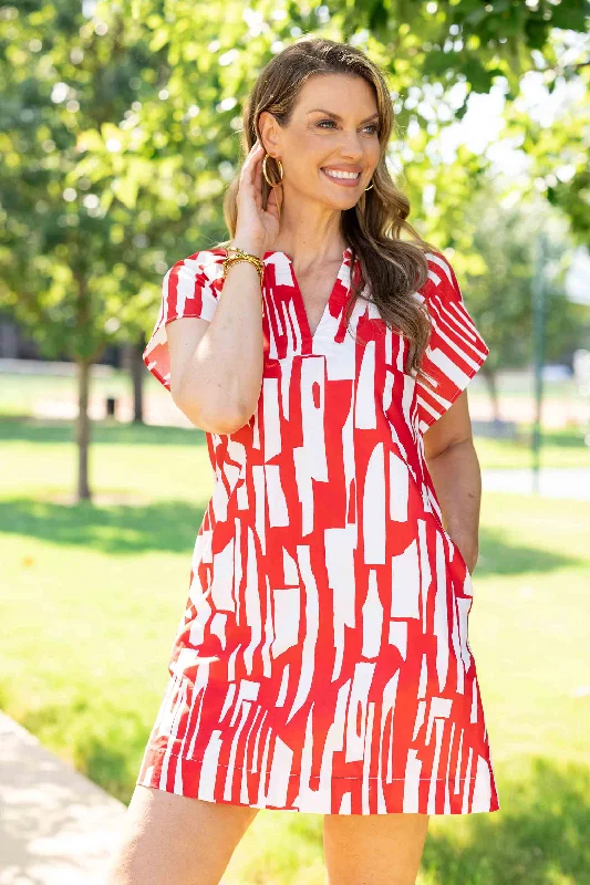 Savings You Can’t Ignore!Lara Dress- Red