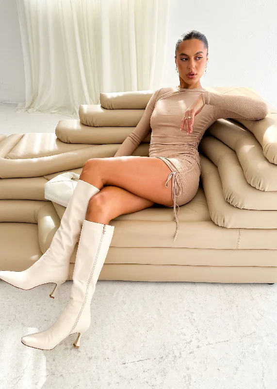 Score Huge Discounts Today!No Filters Mini Dress - Nude