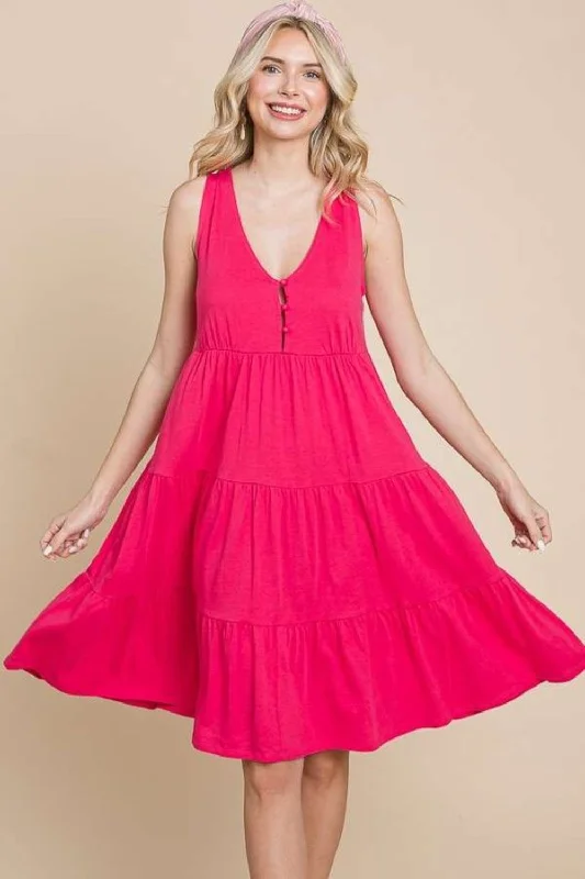 Your Favorite Sale is Back!Racerback Tiered Tank Short Dress